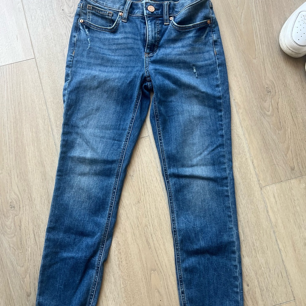 LC Lauren Conrad Blue Skinny Jeans